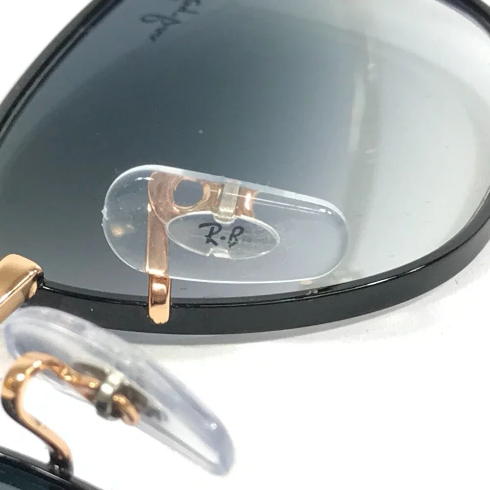 Ray-Ban Sunglasses RB3749 9272/3F Arista Gold Oval Frame w/ Gradient Blue Lenses